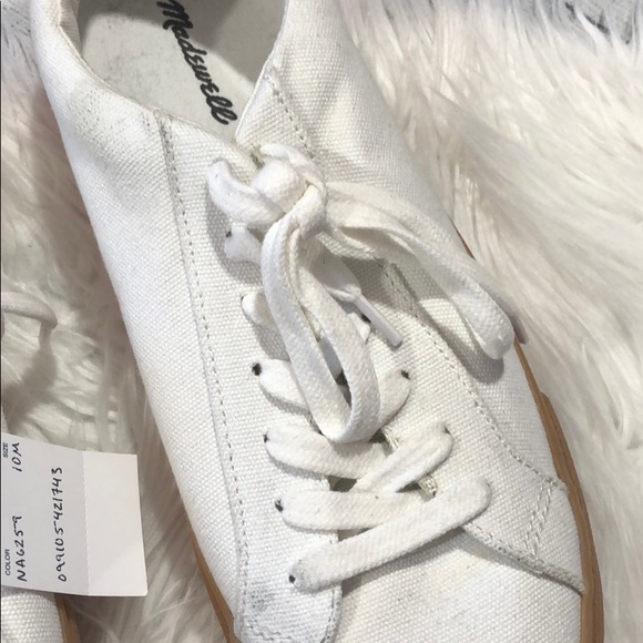 NWT Madewell Sidewalk Canvas Low Top Sneakers - Picture 8 of 10